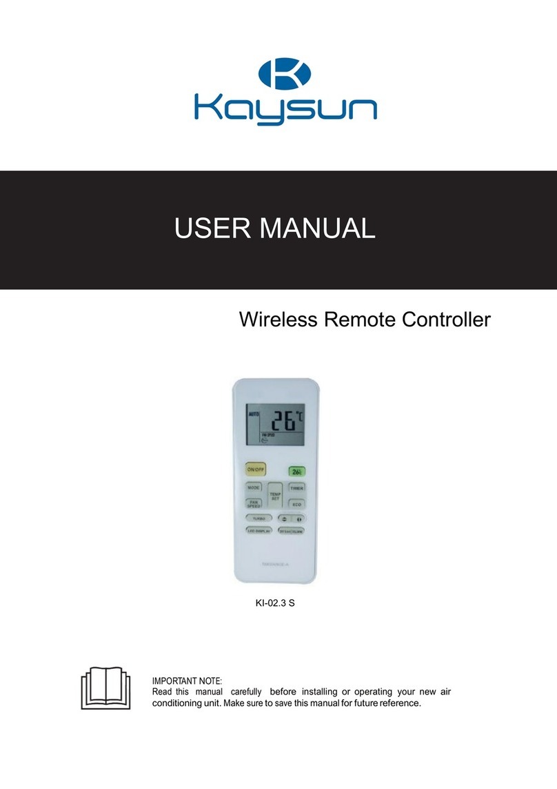 Frigicoll Kaysun KI-02.3 S user manual