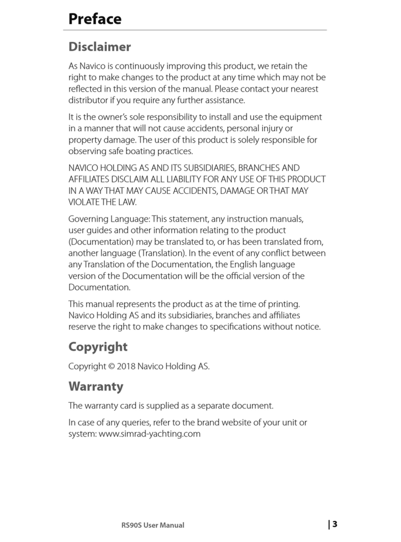 Navico Simrad RS90S user manual