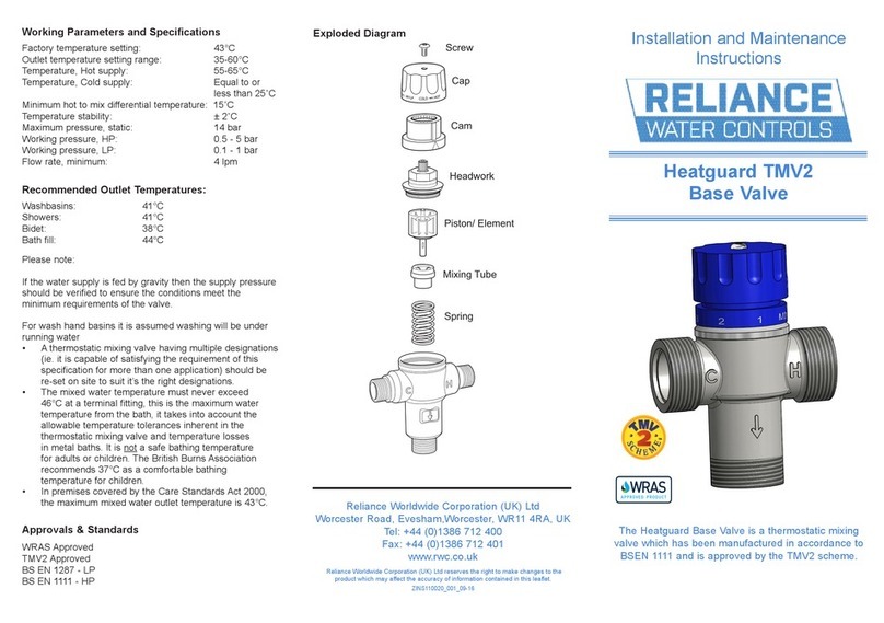 RWC TMV2 User manual