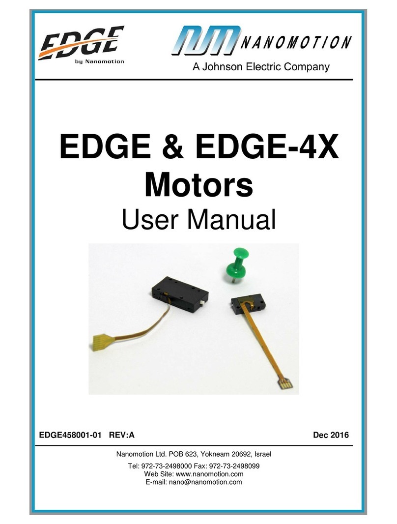 Nanomotion EDGE user manual