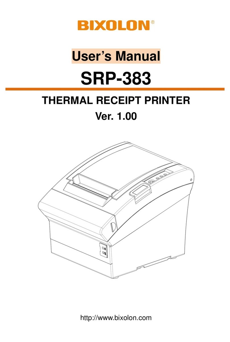BIXOLON SRP-383 User manual BIXOLON SRP-383 User manual