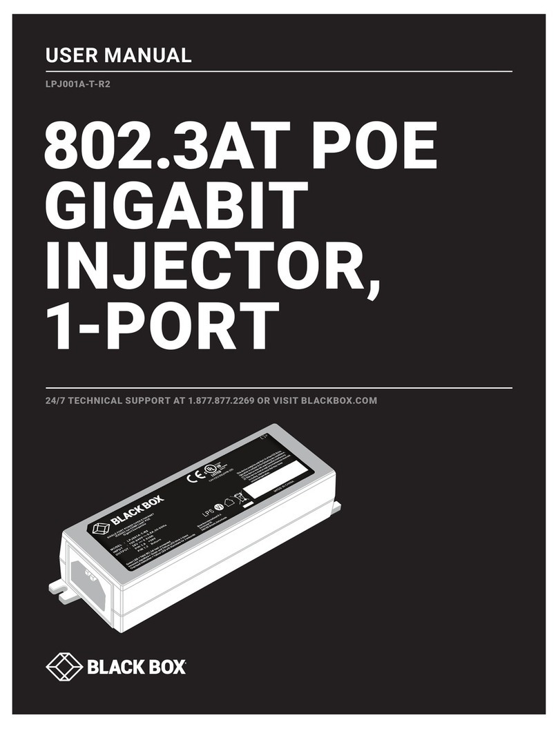 Black Box LPJ001A-T-R2 user manual
