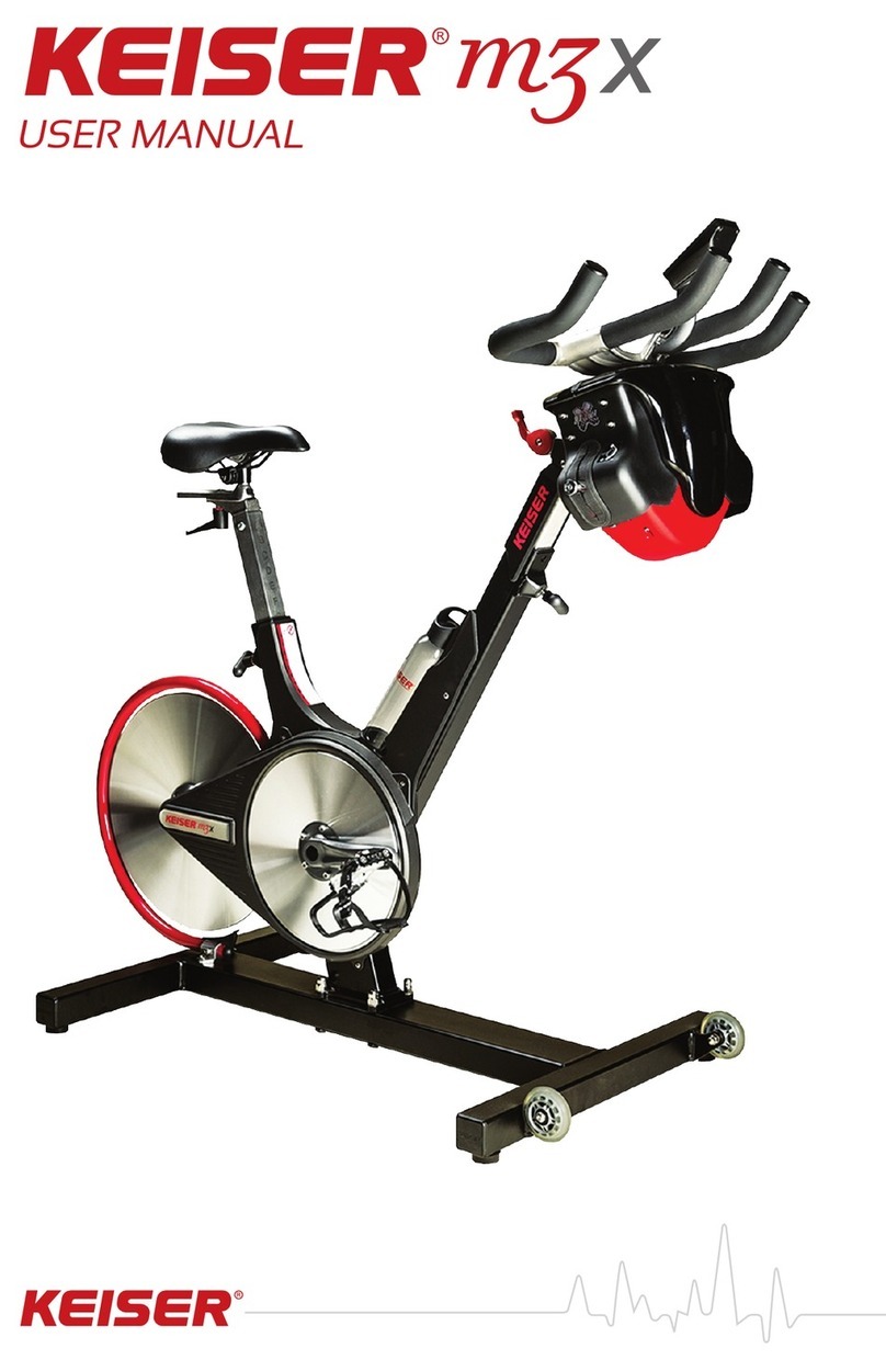 Keiser M3X User manual