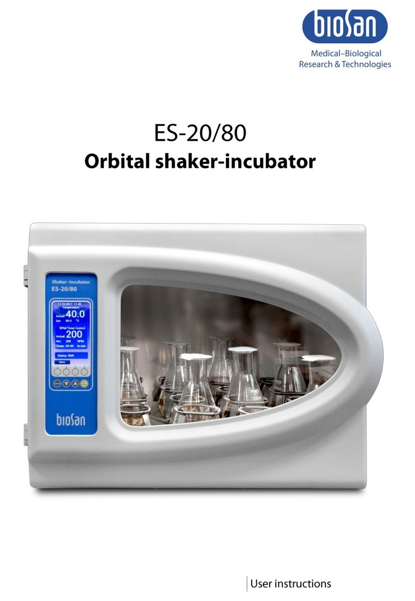 Biosan ES-20/80 User instructions