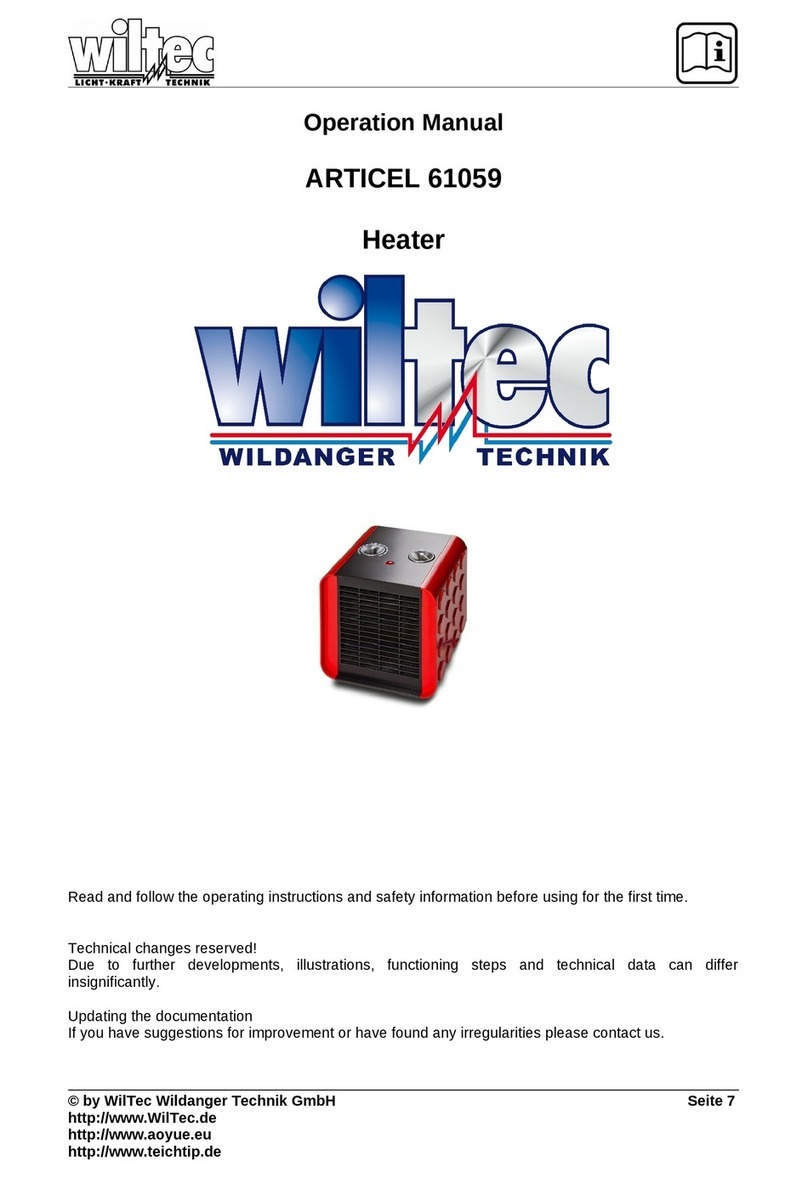 WilTec ARTICEL 61059 User manual