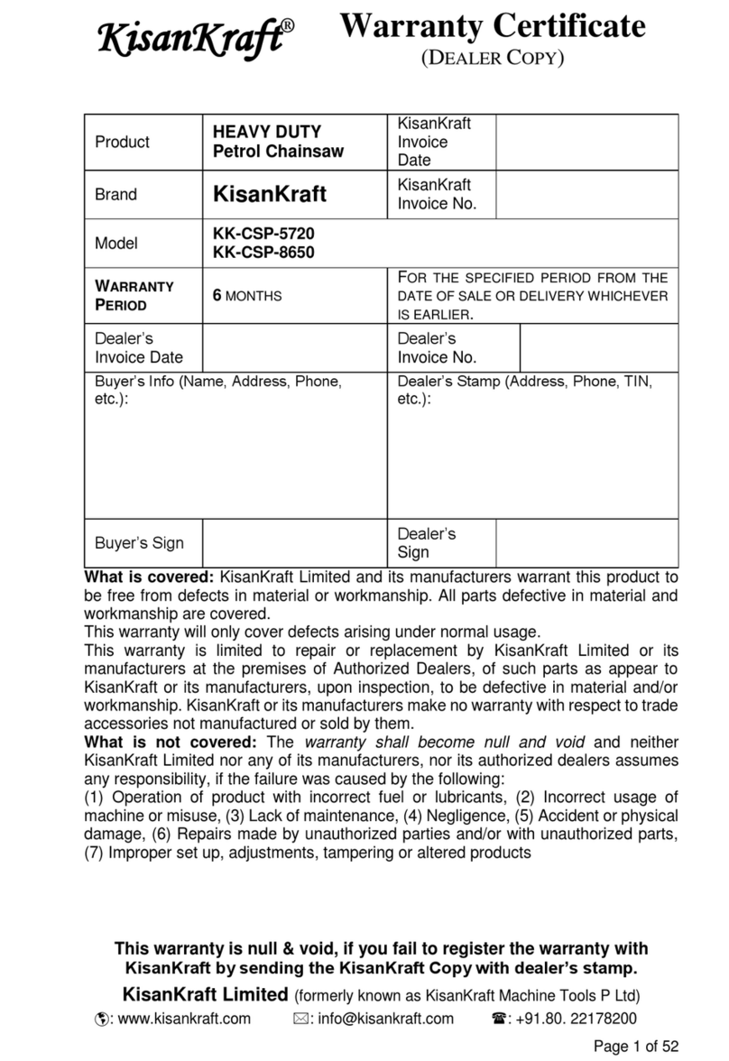 KISANKRAFT KK-CSP-5720 user manual