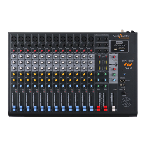 Studiomaster Professional Diamond Club Series instruction manual