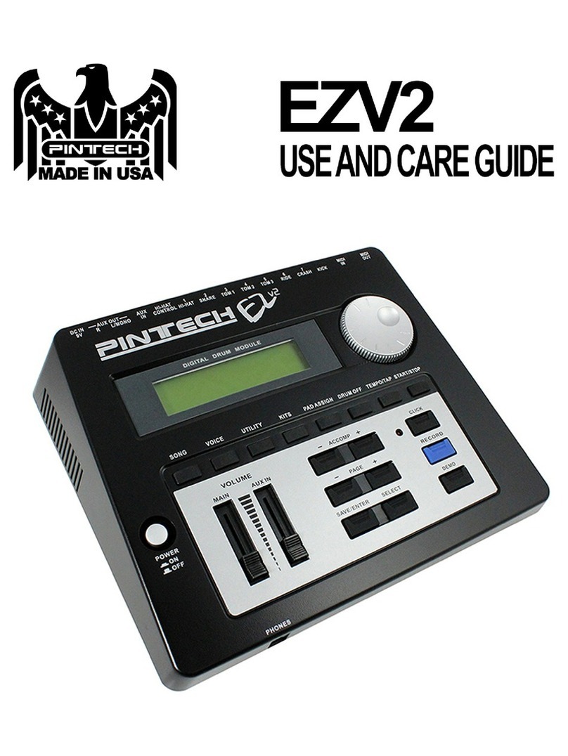 Pintech EZv2 Use and care guide