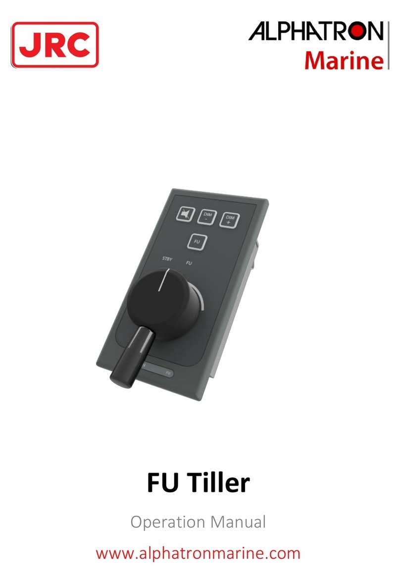 JRC Alphatron AlphaPilot FU Tiller User manual JRC Alphatron AlphaPilot FU Tiller User manual