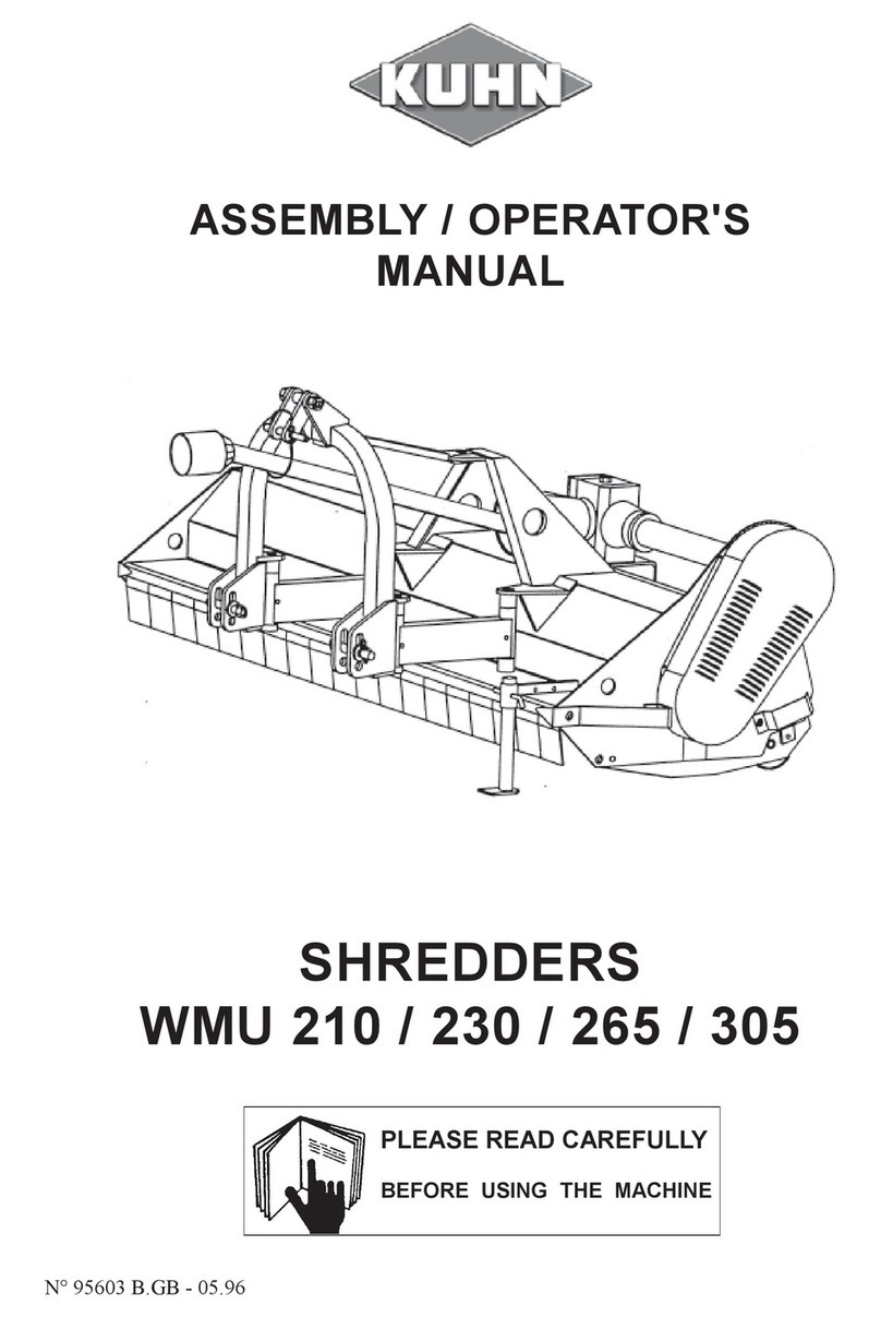 KUHN WMU 210 User manual