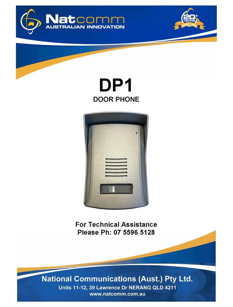 NatComm DP1 User manual