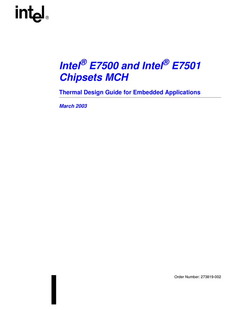Intel Intel E7500 MCH Thermal Design Guide