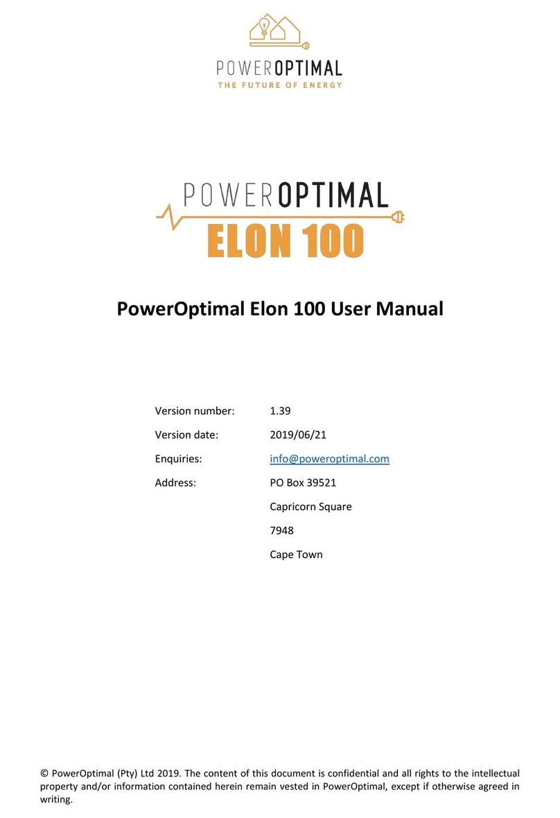 PowerOptimal Elon 100 user manual