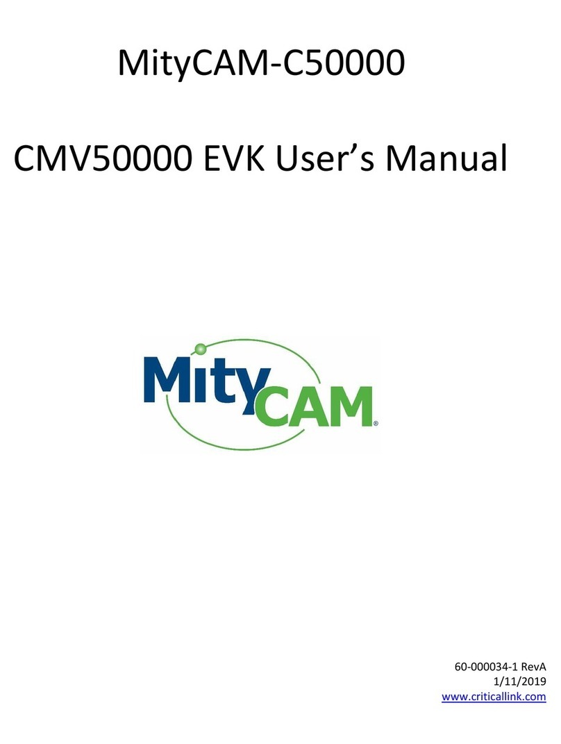 MityCAM CMV50000 EVK user manual
