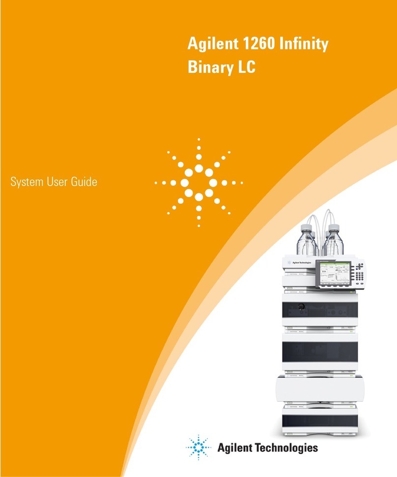 Agilent Technologies Agilent 1260 Infinity User manual Agilent Technologies Agilent 1260 Infinity User manual