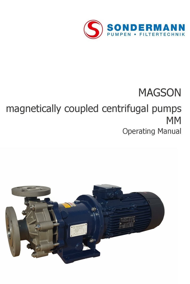 Sondermann MAGSON MM Series operating manual