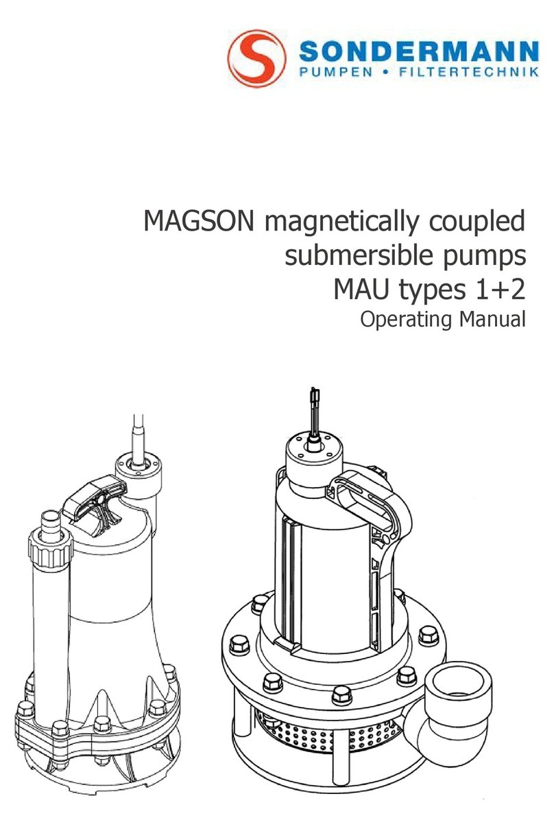 Sondermann MAGSON MAU Series operating manual