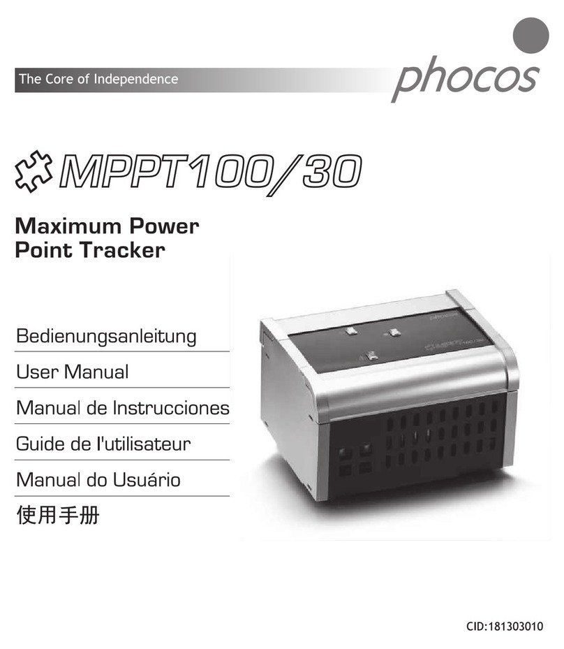 Phocos MPPT100/30 User manual