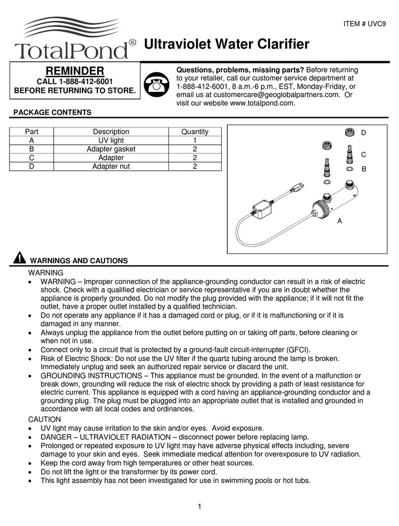 TotalPond UVC9 manual