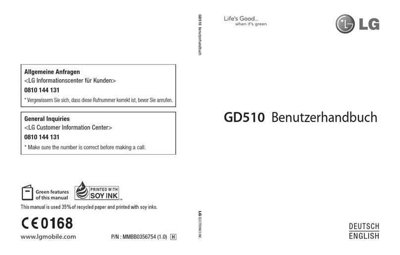 LG GD510 User manual