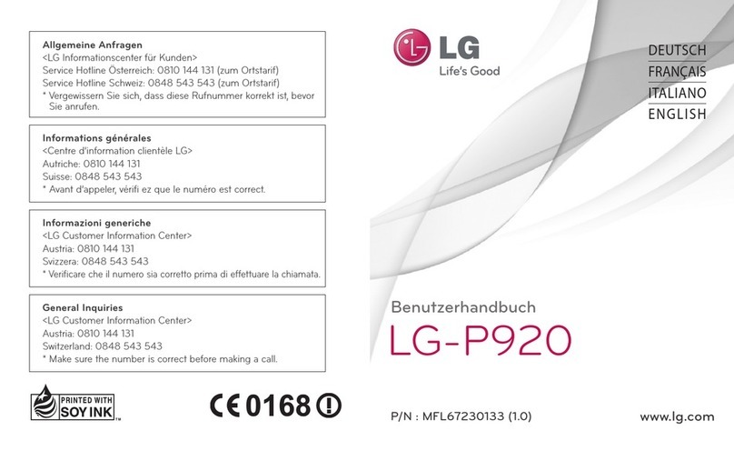 LG P920 User manual