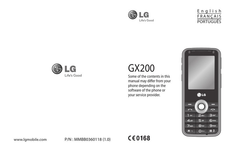 LG GX200 User manual