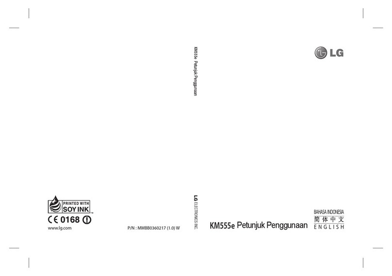 LG KM555e User manual