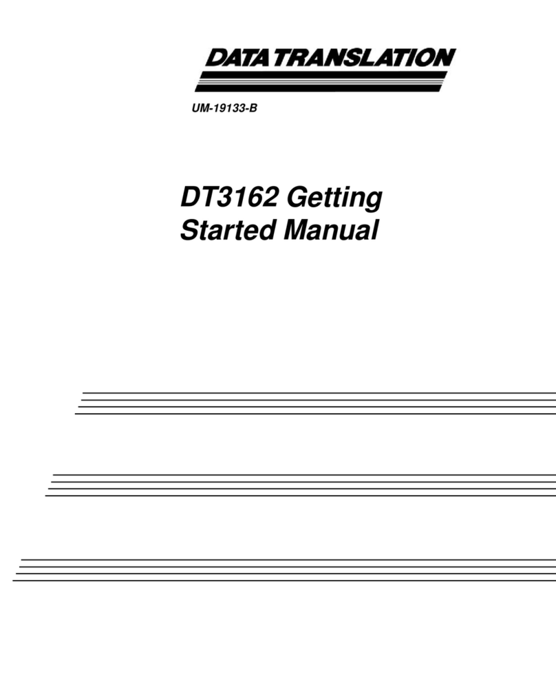 Data Translation DT3162 Parts list manual