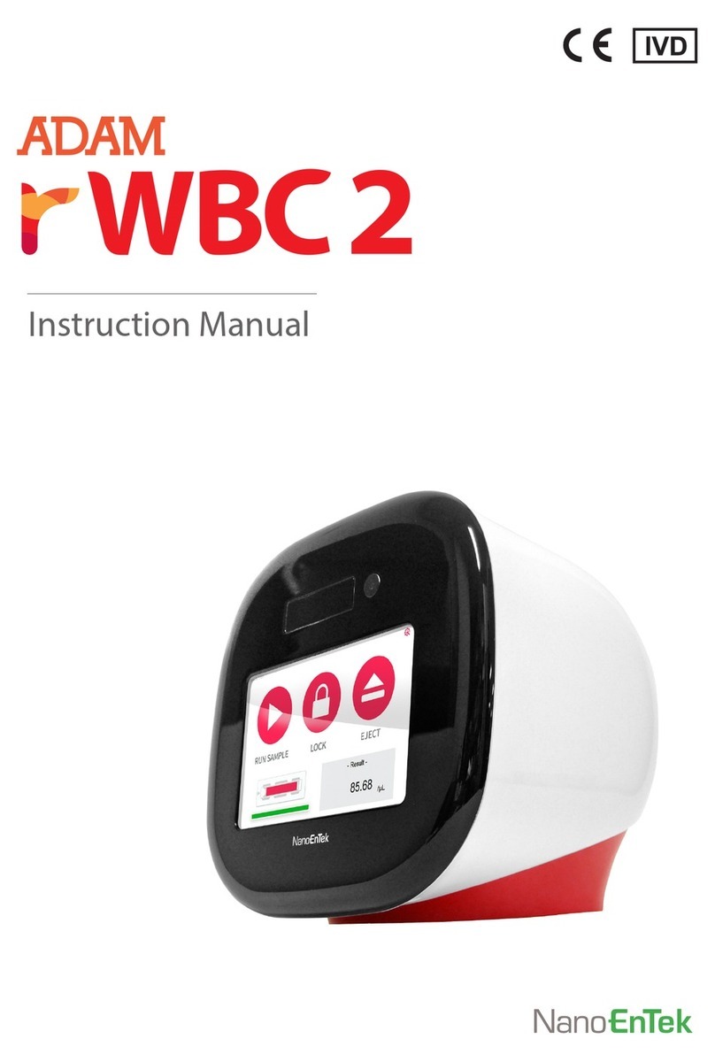 NanoEnTek ADAM-rWBC2 instruction manual