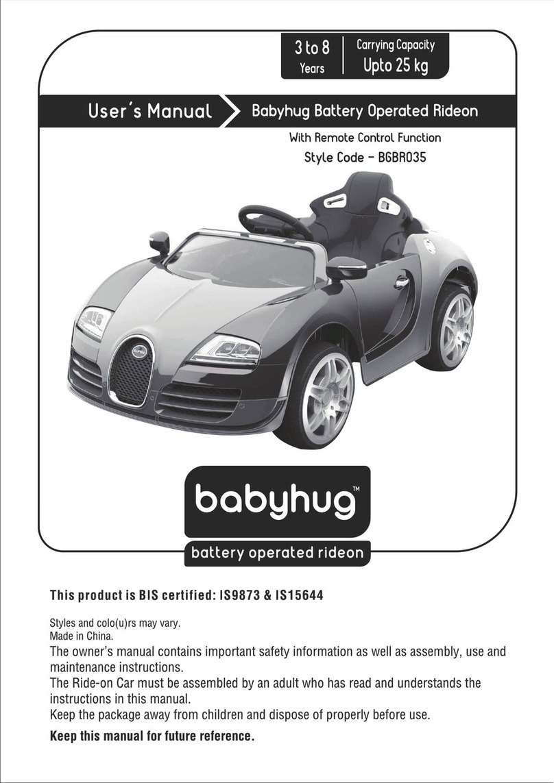 Babyhug B6BR035 user manual
