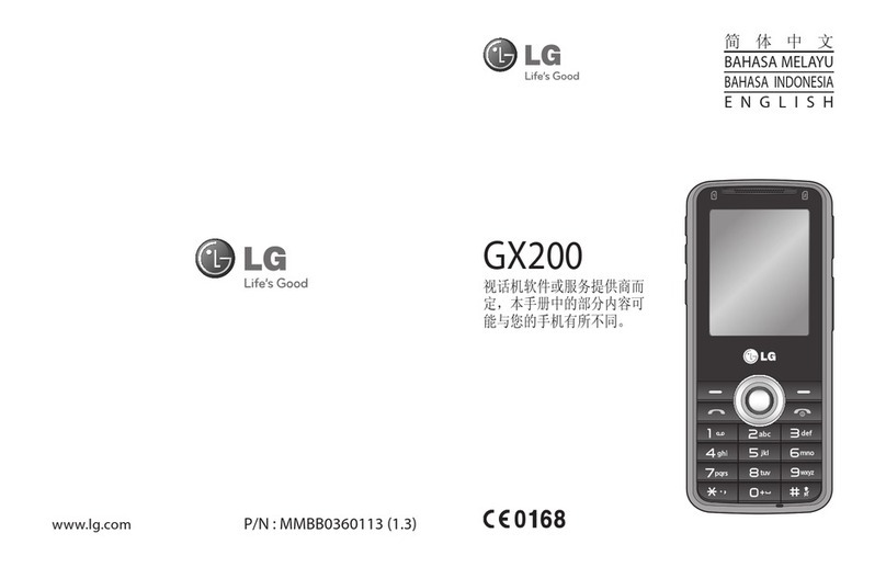 LG GX200 User manual