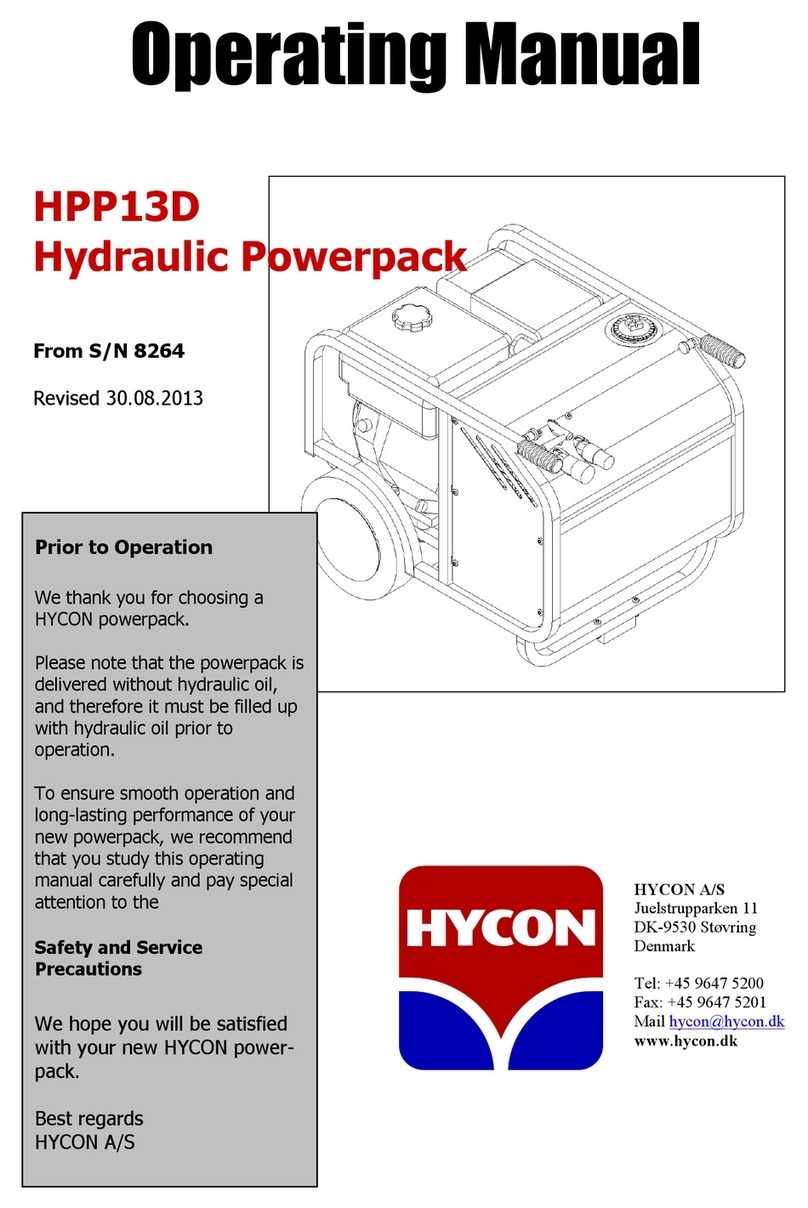 HYCON HPP13D User manual HYCON HPP13D User manual