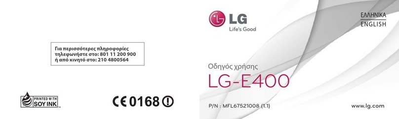 LG E400 User manual