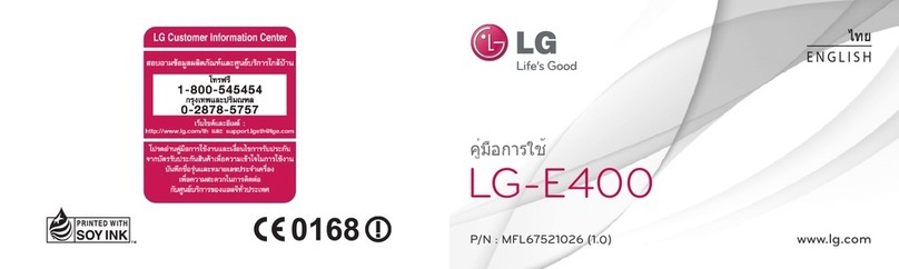 LG E400 User manual