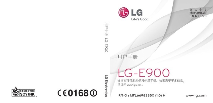 LG E900 User manual