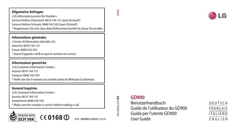 LG GD900 Titanium -  GD900 Crystal Cell Phone 1.5... User manual