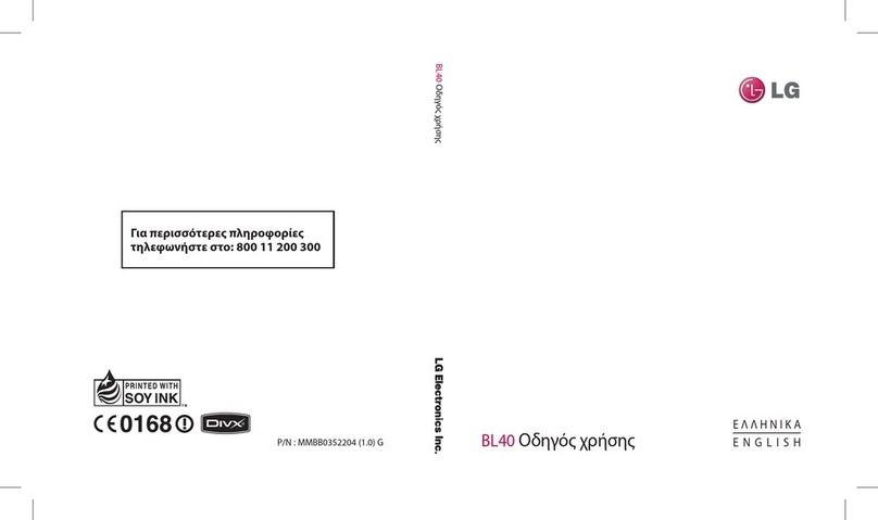 LG New Chocolate BL40 user guide