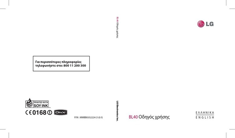LG New Chocolate BL40 User manual
