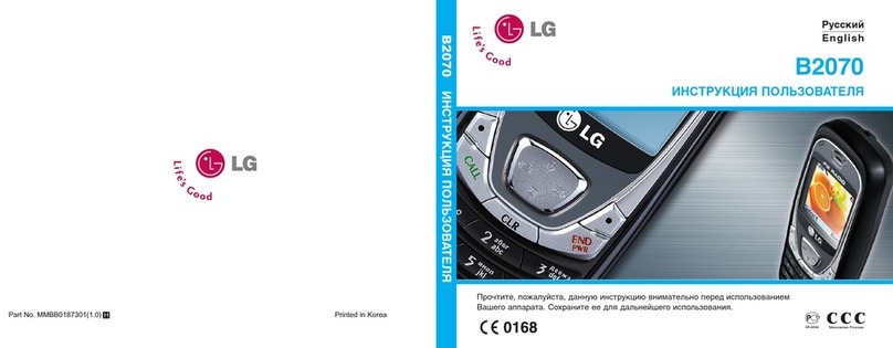 LG B2070 user manual