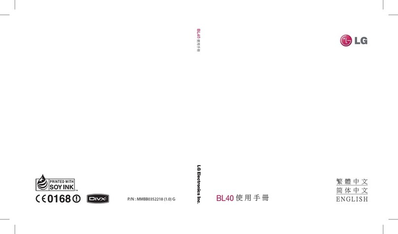 LG New Chocolate BL40 User manual