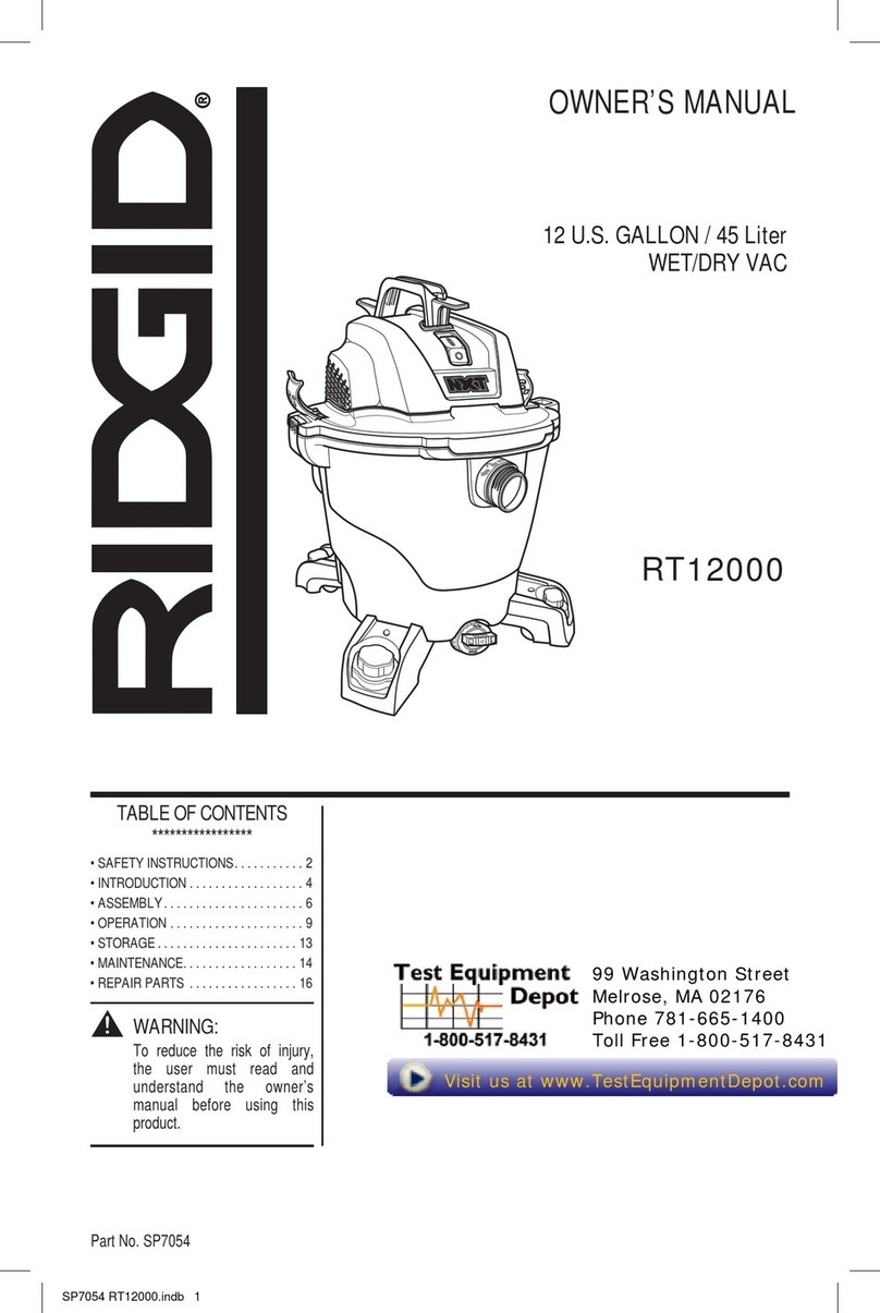 RIDGID RT12000 User manual