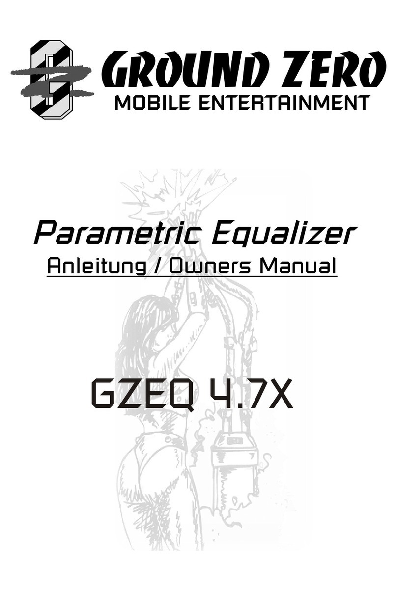 Ground Zero GZEQ 4.7X owner's manual