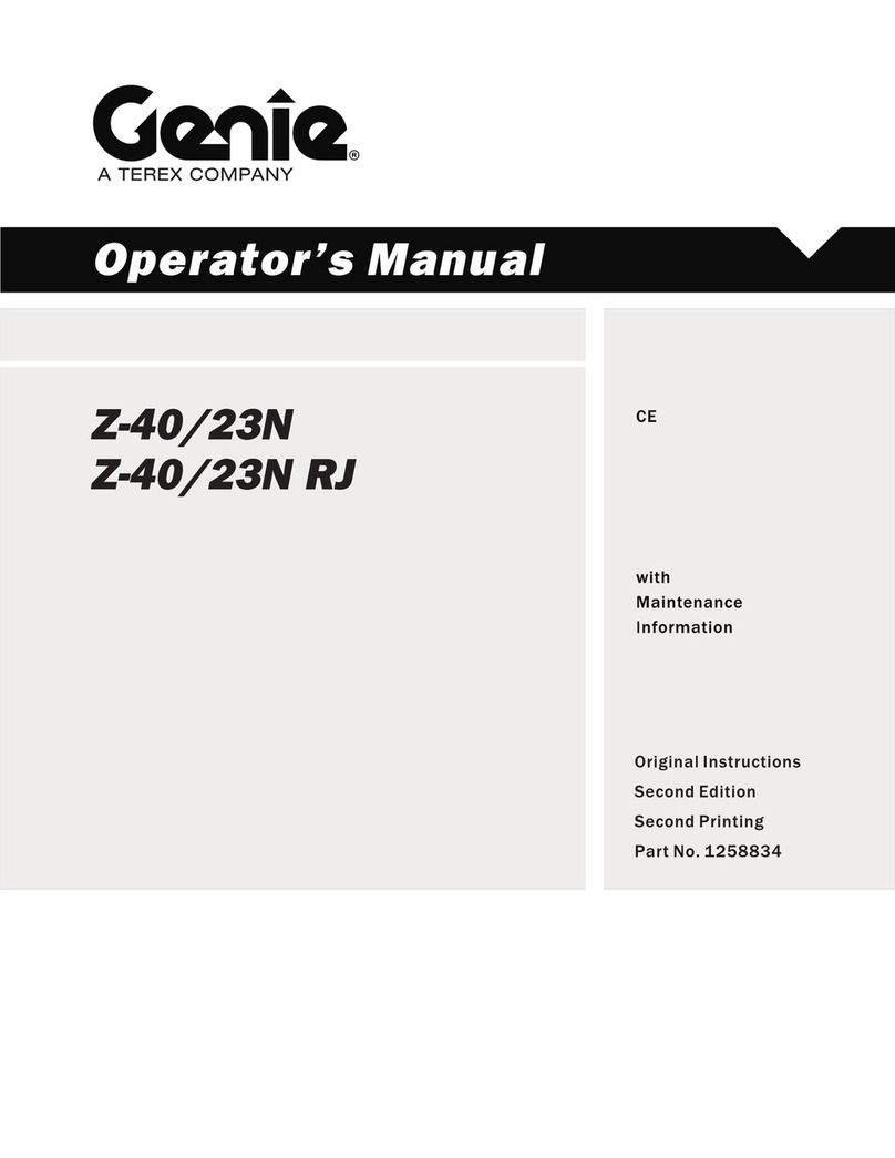 Genie Z-40/23N User manual Genie Z-40/23N User manual