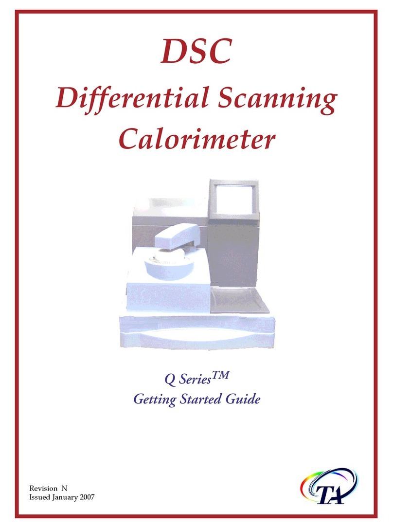 TA Instruments DSC Q Series User manual