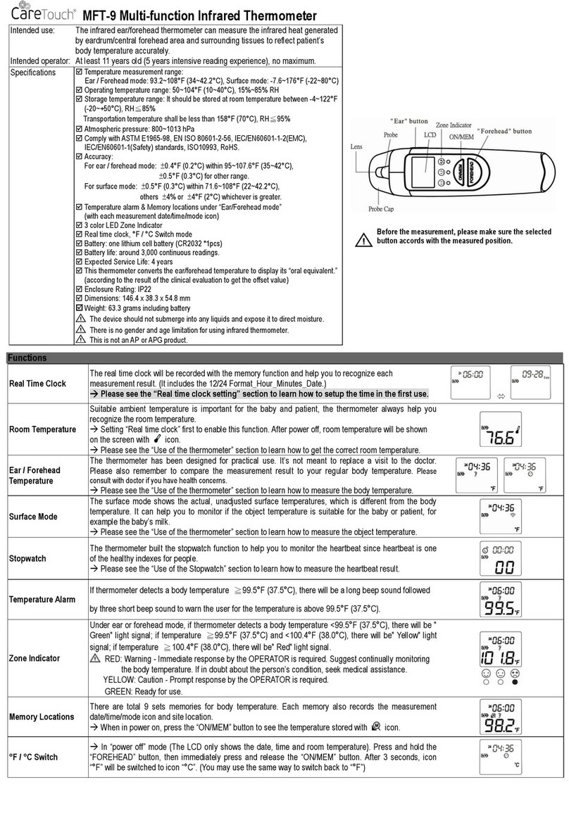 CareTouch MFT-9 manual