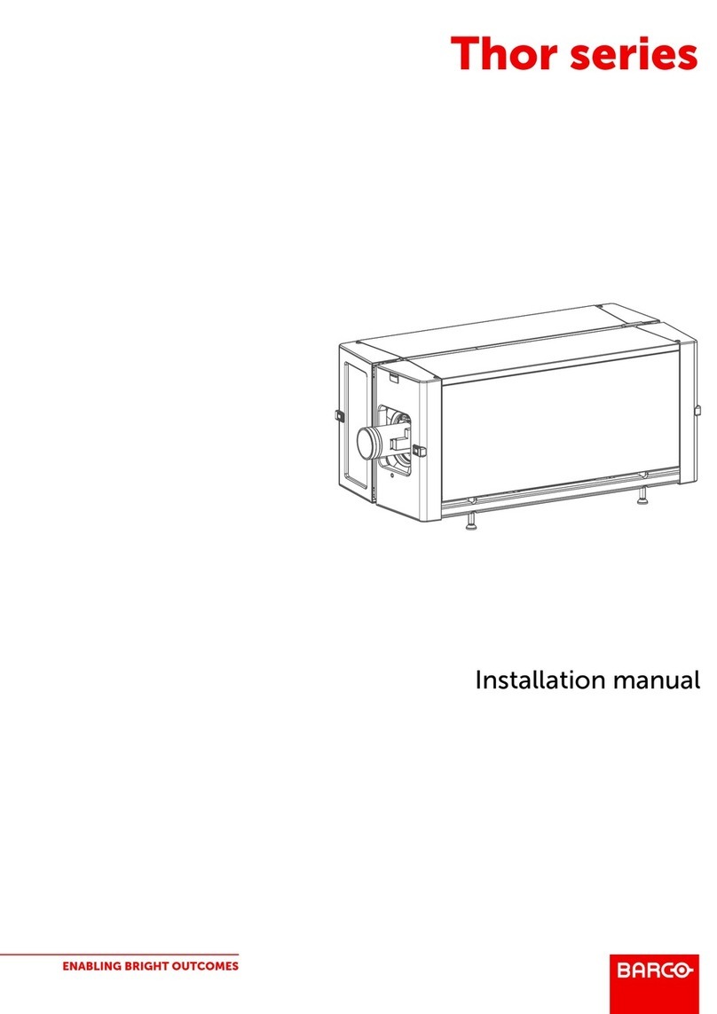 Barco Thor Series User manual