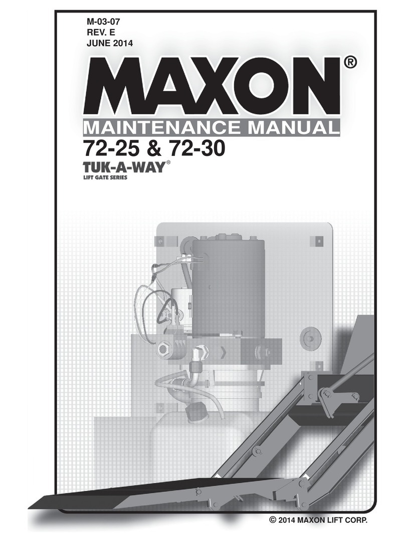 Maxon TUK-A-WAY Series User manual Maxon TUK-A-WAY Series User manual