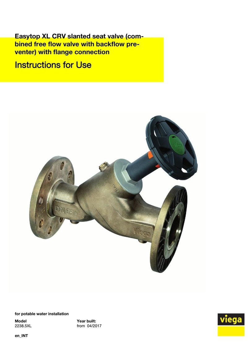 Viega Easytop XL Series Instructions for use