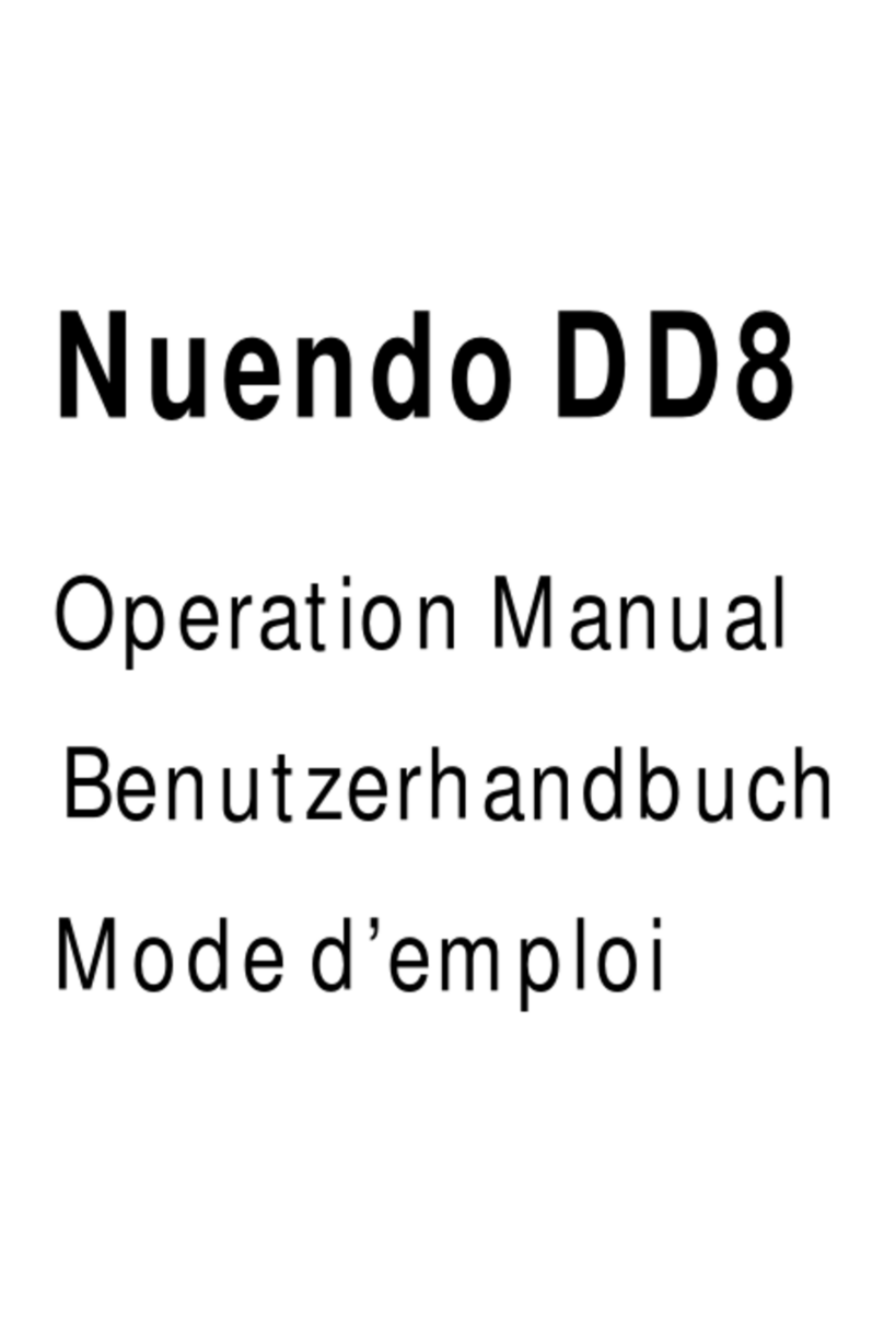 Nuendo DD8 Operation manual