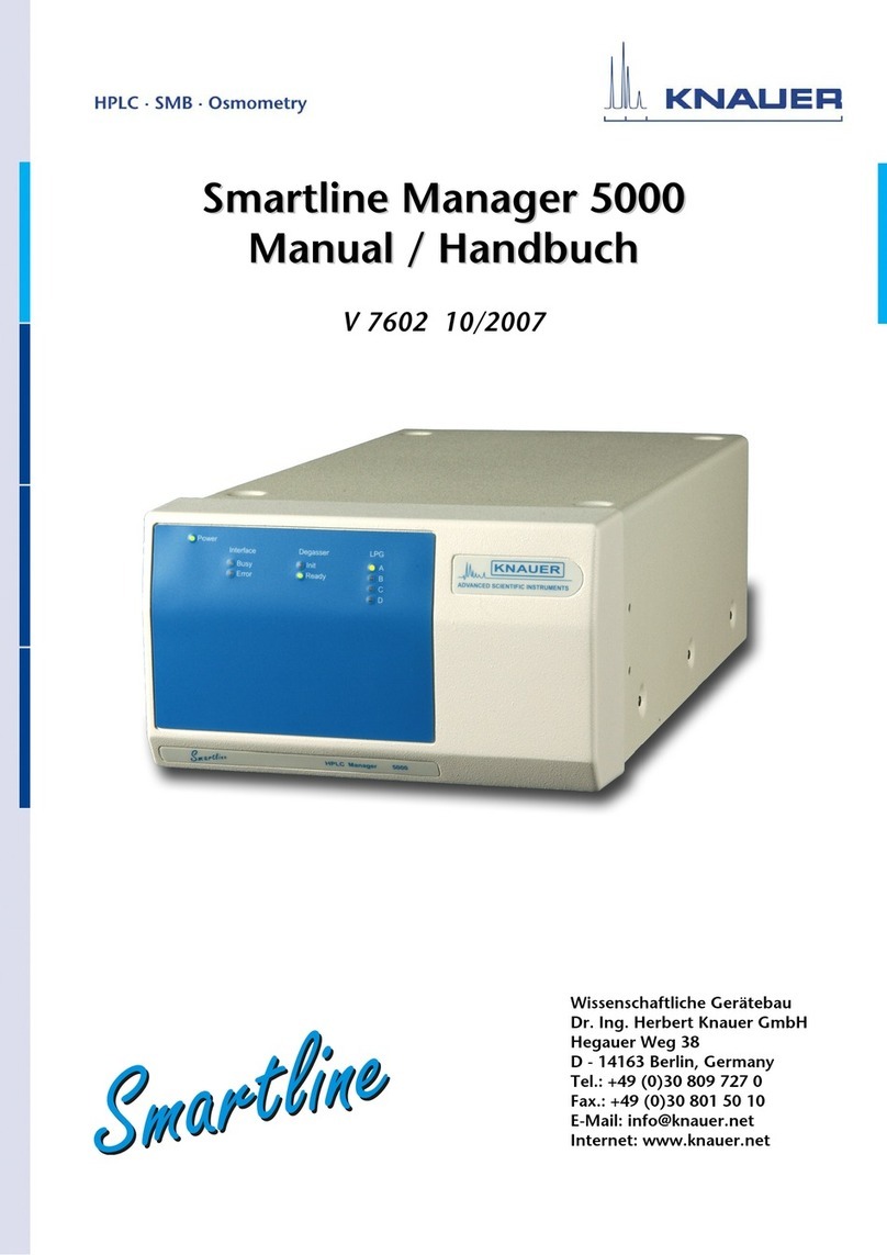 Knauer Smartline Manager 5000 manual